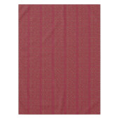 Deep Burgundy Red Heart Pattern Holiday Tableclout Tischdecke (Vorderseite)