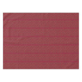 Deep Burgundy Red Leaf Muster Holiday Tableclout Tischdecke (Vorderseite (Horizontal))