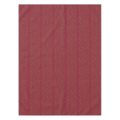 Deep Burgundy Red Leaf Muster Holiday Tableclout Tischdecke (Vorderseite)