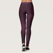 Deep Burgundy zu Rose Gold Mandala Tank Top Leggings (Rückseite)