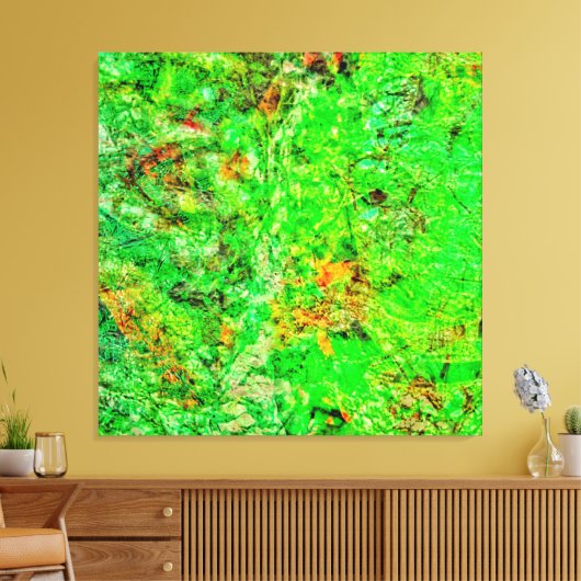 Deep calming Stretched Canvas Print,Smooth color  Leinwanddruck (Insitu (Wohnzimmer))