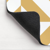 Deep Cool Gold Geometric Deko Cube Pattern Mousepad (Ecke)