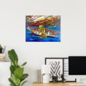 Deep Cove Humster Man N. C. Wyeth ca. 1938 Poster (Heimbüro)