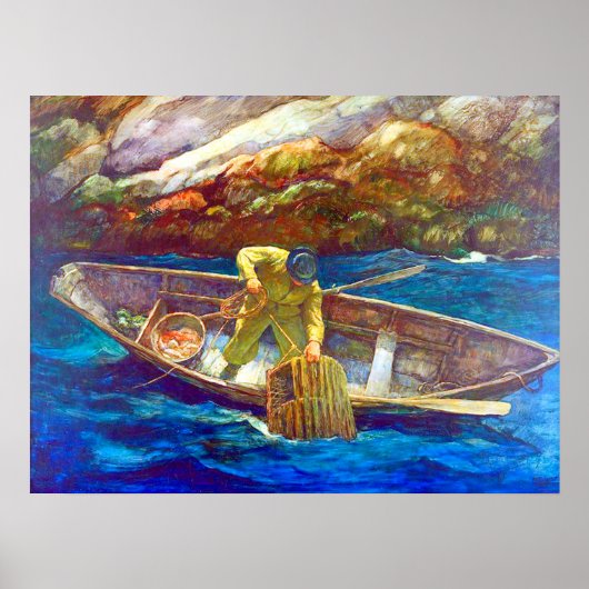 Deep Cove Humster Man N. C. Wyeth ca. 1938 Poster (Vorne)