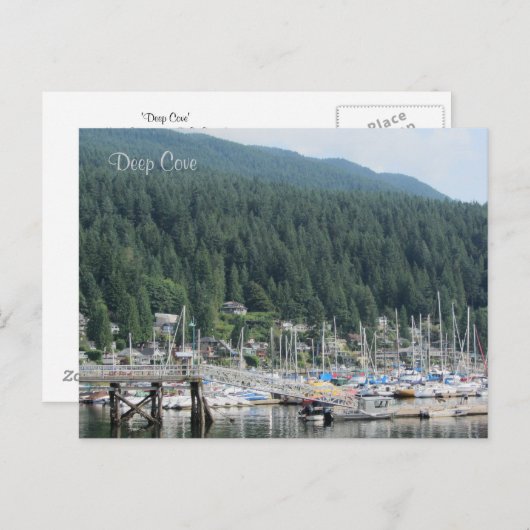 Deep Cove, Vancouver, B.C. Postkarte (Vorne/Hinten)