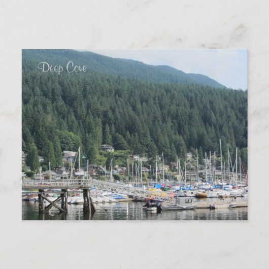Deep Cove, Vancouver, B.C. Postkarte (Vorderseite)