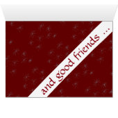 Deep Cranberry Künstlerisch Star (Innenansicht Horizontal (Unten))