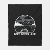 DEEP CREEK LAKE MARYLAND FLEECEDECKE (Vorderseite)