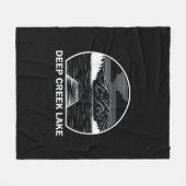 DEEP CREEK LAKE MARYLAND FLEECEDECKE (Vorderseite (Horizontal))