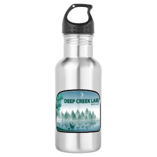 Deep Creek Lake Maryland Hirsche Edelstahlflasche