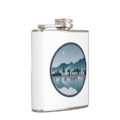 Deep Creek Lake Maryland Reflection Flachmann (Rechts)