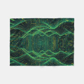 Deep Cyber Fleecedecke (Vorderseite (Horizontal))