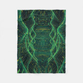 Deep Cyber Fleecedecke (Vorderseite)