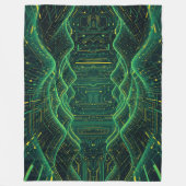 Deep Cyber Fleecedecke (Vorderseite)