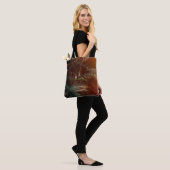 Deep dark green palm leaves pattern with bright or tasche (Am Model)