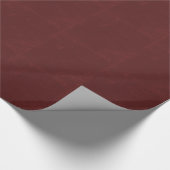 DEEP DARK RICH MAROON RED BURGUNDY TEXTURE TEMPLAT GESCHENKPAPIER (Ecke)