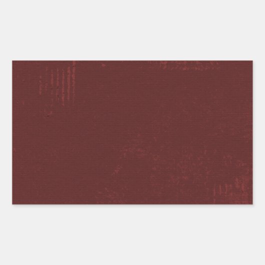 DEEP DARK RICH MAROON RED BURGUNDY TEXTURE TEMPLAT RECHTECKIGER AUFKLEBER (Vorderseite)