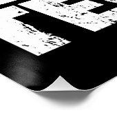 Deep & Dark. Techno Poster (Ecke)