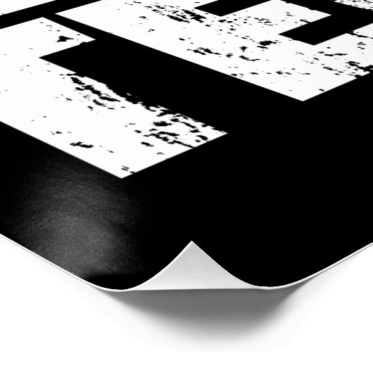 Deep & Dark. Techno Poster (Ecke)