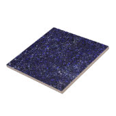 Deep Delft Midnight Blue Imitats Glitzer Solid Fliese (Seite)