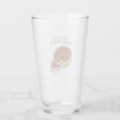 Deep Dish Pepperoni Pizza Pie Birthday Party Glas (Rückseite)