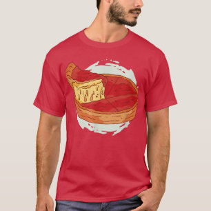 Deep Dish Pizza Essen lecker essen T-Shirt