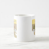 Deep Dish Pizza Funny Philosophische Kaffeetasse (Mittel)