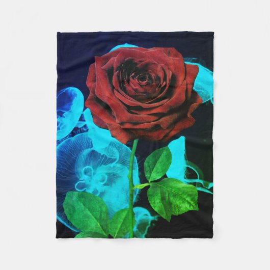 Deep Dive Buddha Heute #5 Cosy Ocean Fleecedecke (Vorderseite)