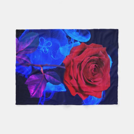 Deep Dive Buddha Heute #6 Cosy Ocean Fleecedecke (Vorderseite (Horizontal))