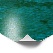Deep Dive - Surferreise unter Wasser Fotodruck (Ecke)