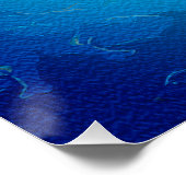 Deep Dive - Surferreise unter Wasser Poster (Ecke)