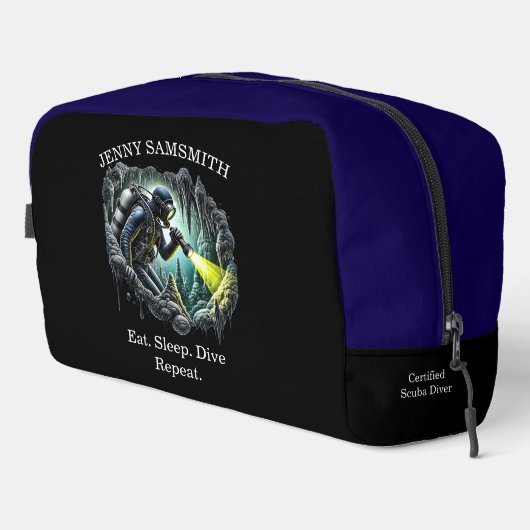Deep Dive Toilettebeutel: Spaß trifft Funktion! Waschbeutel (Rechte Ecke)