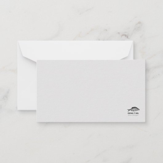 Deep Diver, Maritime Message Mitteilungskarte (Rückseite)