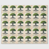 "Deep Earth Connection" Geschenkpapier (Flach)