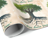 "Deep Earth Connection" Geschenkpapier (Rolleneckpunkt)