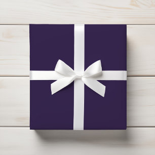 Deep Eggplant Plum Violet Lila Solid Color Geschenkpapier