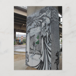 Deep Ellum Graffiti Artwork # 37 Postkarte