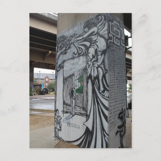 Deep Ellum Graffiti Artwork # 37 Postkarte (Vorderseite)