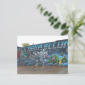 Deep Ellum Graffiti Artwork # 4 Postkarte (Stehend Vorderseite)
