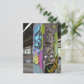 Deep Ellum Graffiti Artwork # 53 Postkarte (Stehend Vorderseite)