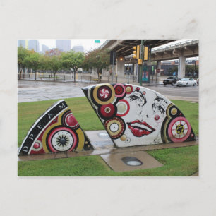 Deep Ellum Graffiti Artwork # 55 Postkarte