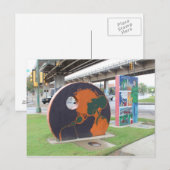 Deep Ellum Graffiti Artwork # 61 Postkarte (Vorne/Hinten)