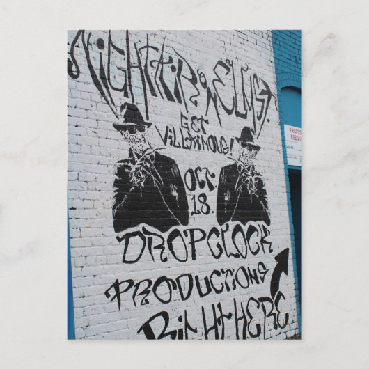Deep Ellum Graffiti Artwork # 74 Postkarte (Vorderseite)