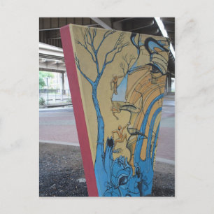 Deep Ellum Graffiti Artwork # 81 Postkarte