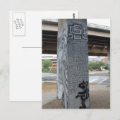 Deep Ellum Graffiti Artwork # 9 Postkarte (Vorne/Hinten)