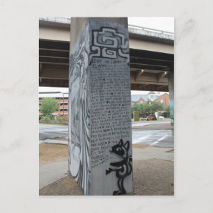 Deep Ellum Graffiti Artwork # 9 Postkarte