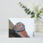 Deep Ellum Sign Postkarte (Stehend Vorderseite)