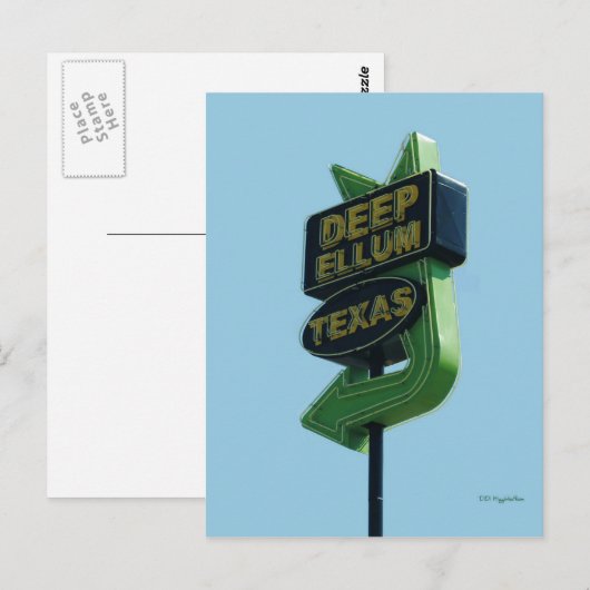 DEEP ELLUM Texas Postcard Postkarte (Vorne/Hinten)