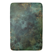 Deep Emerald Elegant Badematte (Vorderseite Vertikal)