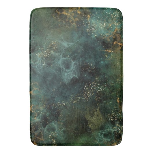 Deep Emerald Elegant  Badematte (Vorderseite Vertikal)